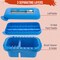 16-Hole Plastic Paint Brush Cleaner Washer & Paint Brush Holder with Palette Lid for Acrylic, Watercolor & Oil Paints